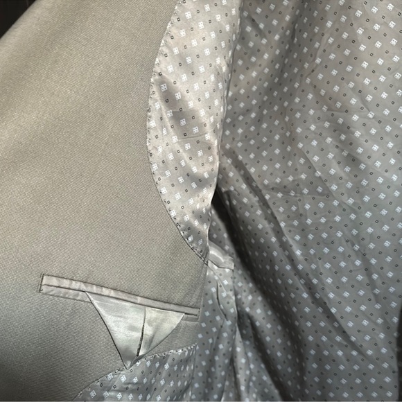 Chaps men’s 44S single vented beige sport coat blazer - Picture 2 of 4